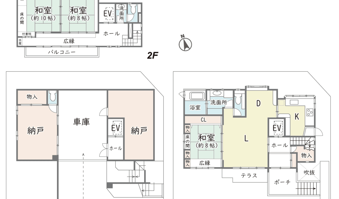 名東区極楽四丁目 中古戸建/3LDK＋3納戸